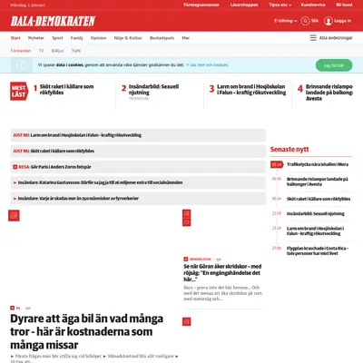 Lundademokraten startsida 2018