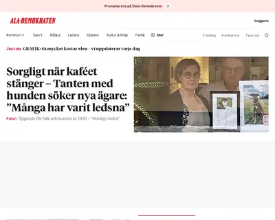 Lundademokraten startsida 2023