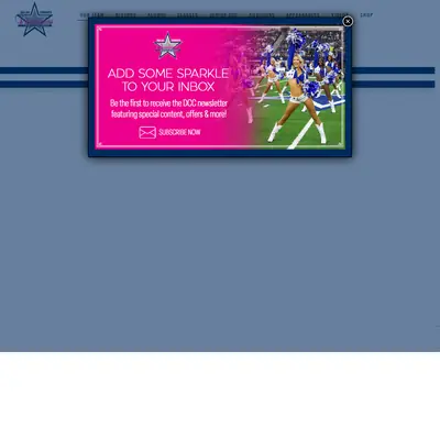 Dallas Cowboys Cheerleaders startsida 2026