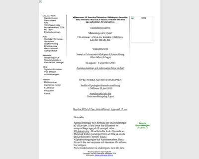 Dalmatiner - Kuriren startsida 2014