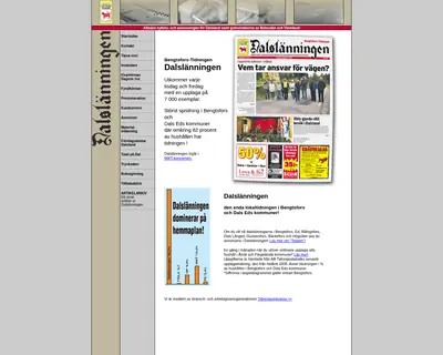 www.dalslanningen.se startsida 2012