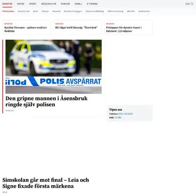 www.dalslanningen.se startsida 2023