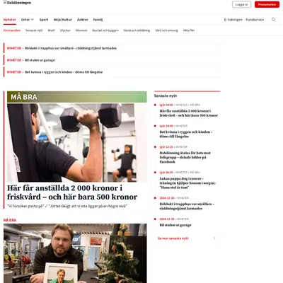 www.dalslanningen.se startsida 2025