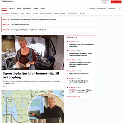 www.dalslanningen.se startsida 2026