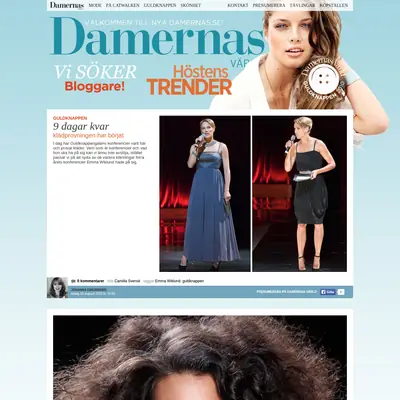 Damernas Värld startsida 2010