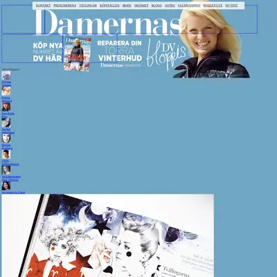 Damernas Värld startsida 2012