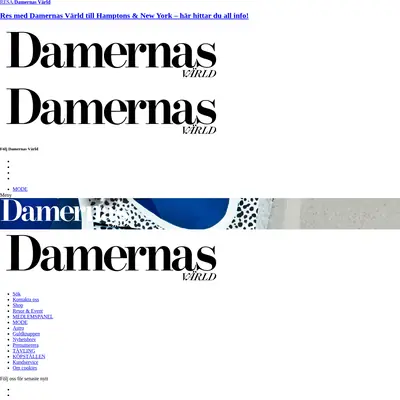 Damernas Värld startsida 2017