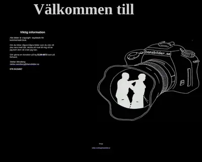 dansbilder.se startsida 2008