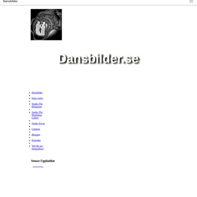 dansbilder.se startsida 2018