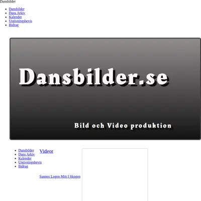 dansbilder.se startsida 2019