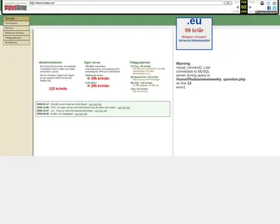 SVENSK DANSSPORT startsida 2006