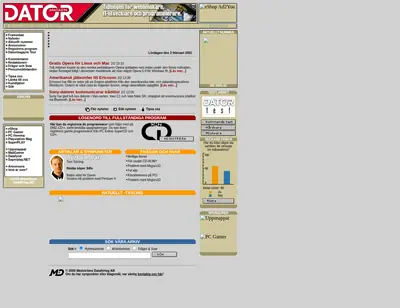 Datormagazin C64/128 startsida 2001