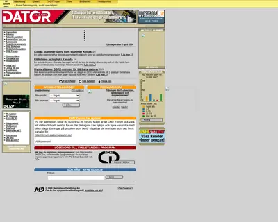 Datormagazin C64/128 startsida 2004