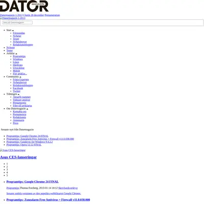 Datormagazin C64/128 startsida 2013