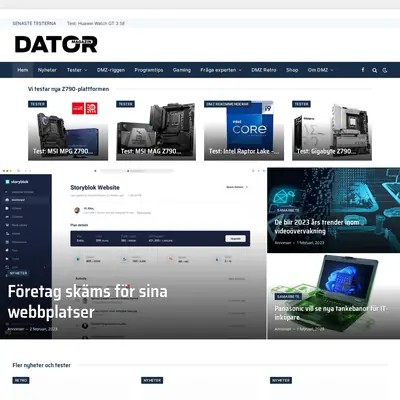 Datormagazin C64/128 startsida 2023