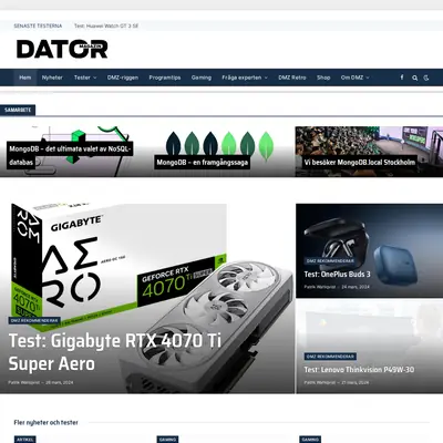 Datormagazin C64/128 startsida 2024