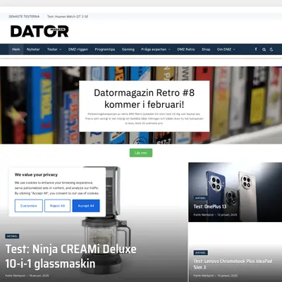 Datormagazin C64/128 startsida 2025