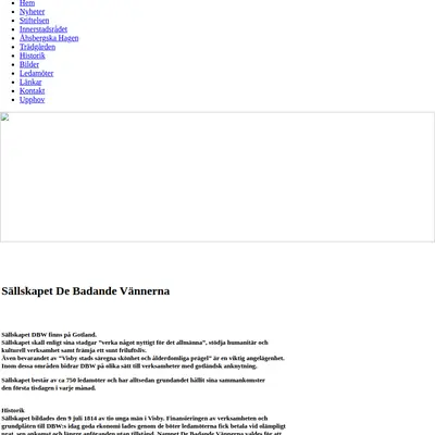 dbw1814.se startsida 2012