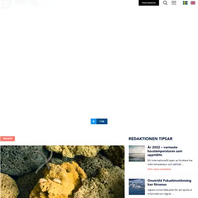 www.deepseareporter.se startsida 2023