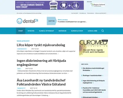 dental24.se startsida 2018