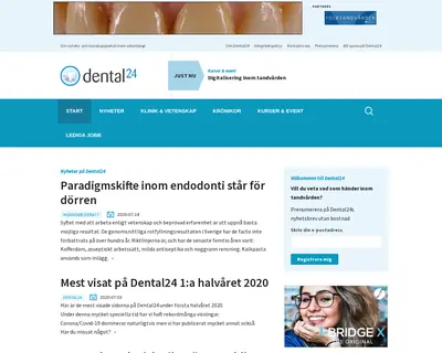 dental24.se startsida 2020