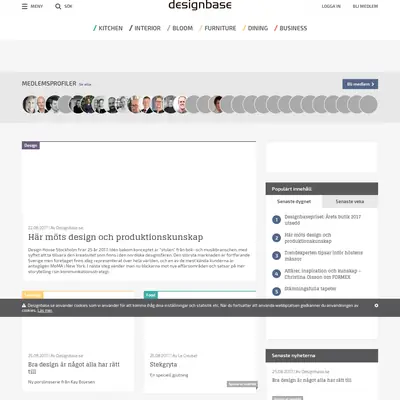 DESIGNBASE startsida 2017