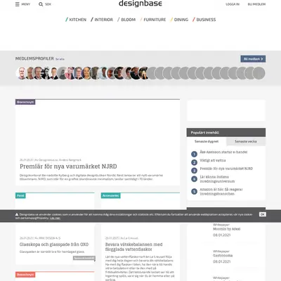 DESIGNBASE startsida 2021