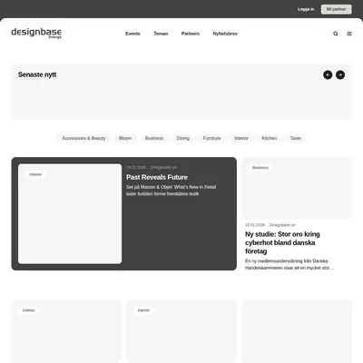 DESIGNBASE startsida 2026