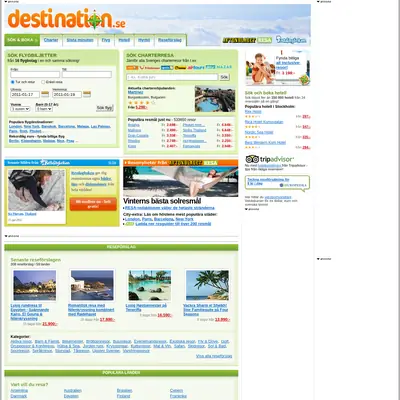 www.destination.se startsida 2011