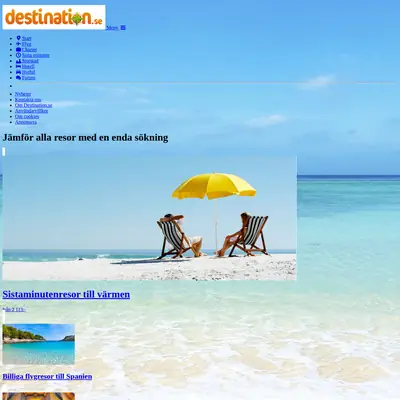 www.destination.se startsida 2018