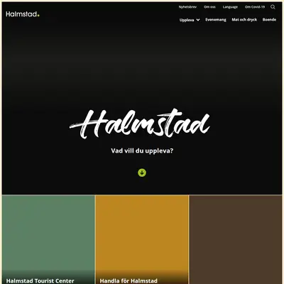 ENTRÉ HALMSTAD startsida 2021