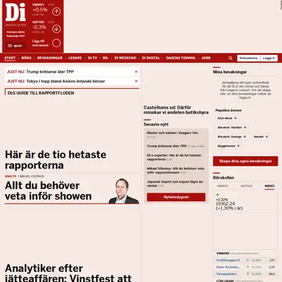 Di TV startsida 2018