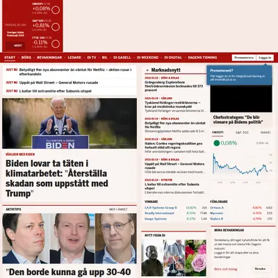 Di TV startsida 2021