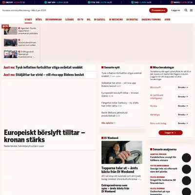 Di TV startsida 2025