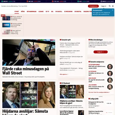 Di TV startsida 2026