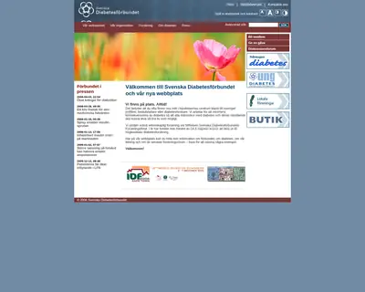 Diabetes startsida 2006