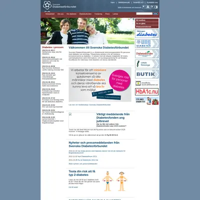 Diabetes startsida 2012