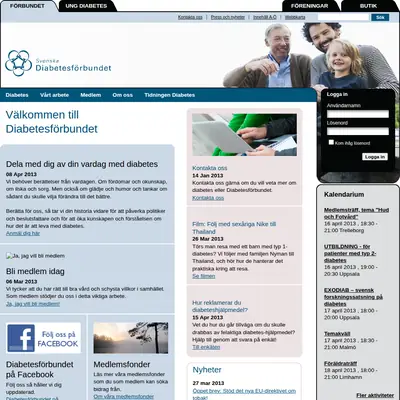 Diabetes startsida 2013