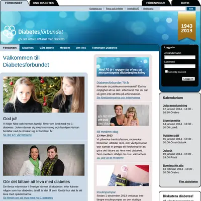 Diabetes startsida 2014