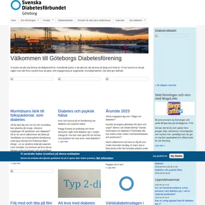 DIABETESBLADET startsida 2023
