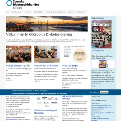 DIABETESBLADET startsida 2024