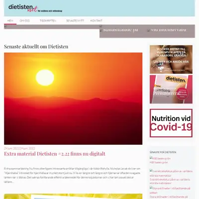 dietisten.net startsida 2023