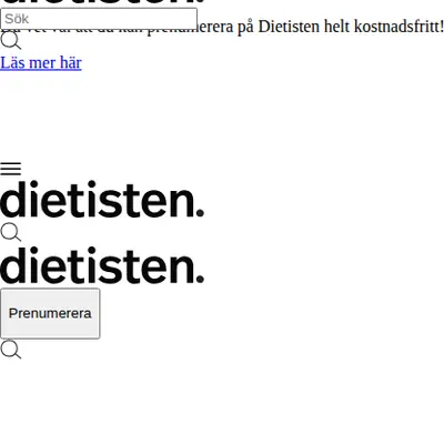 dietisten.net startsida 2024