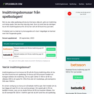 www.dinbonus.se startsida 2024