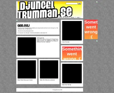 Djungeltrumman startsida 2006