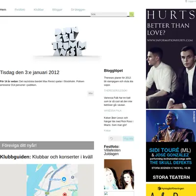 Djungeltrumman startsida 2012