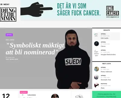 Djungeltrumman startsida 2016