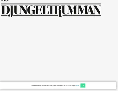 Djungeltrumman startsida 2019