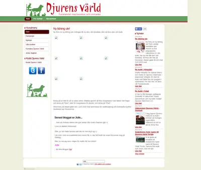 Djurens Värld startsida 2015