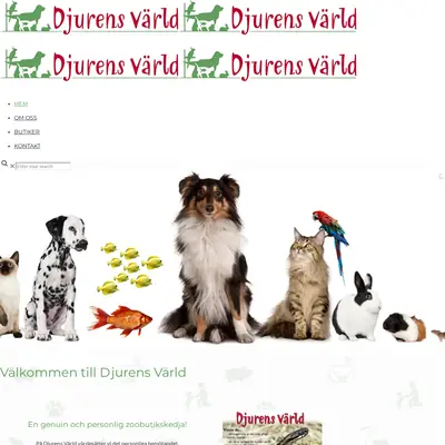 Djurens Värld startsida 2023